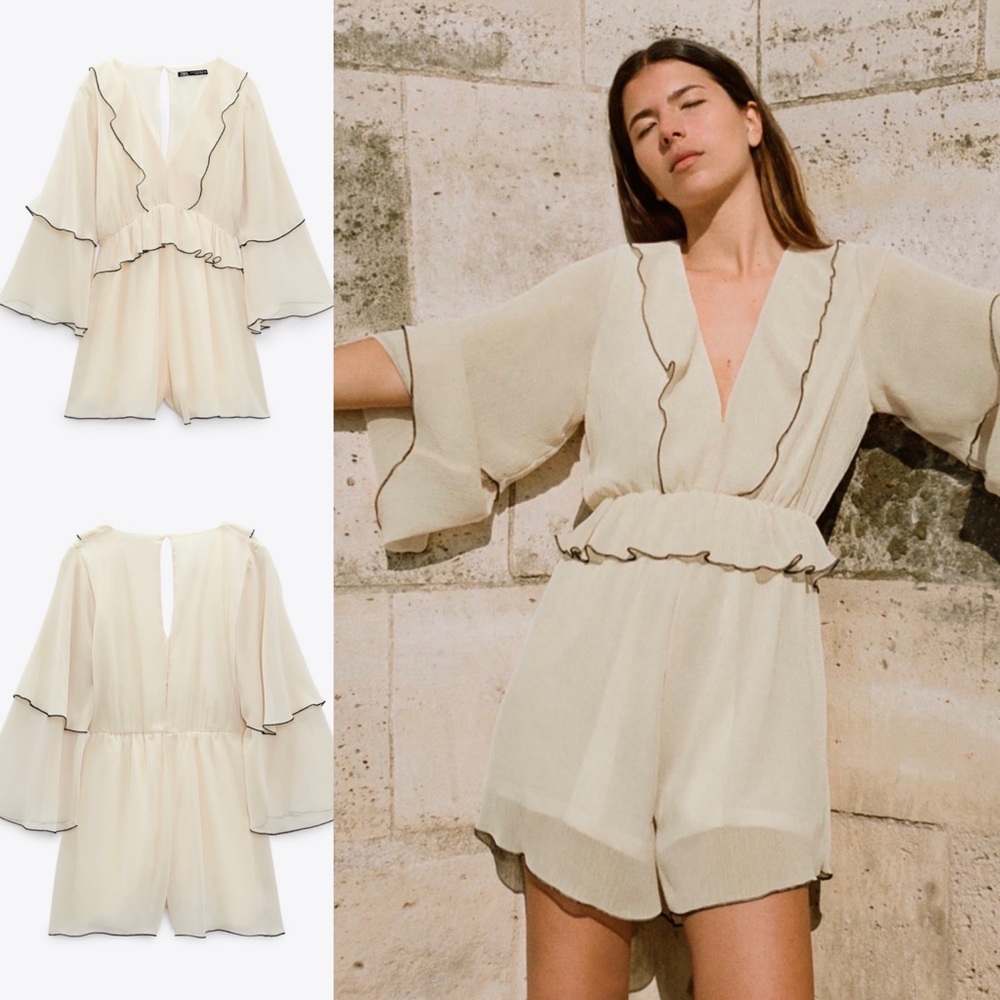 Zara Ruffle Romper
